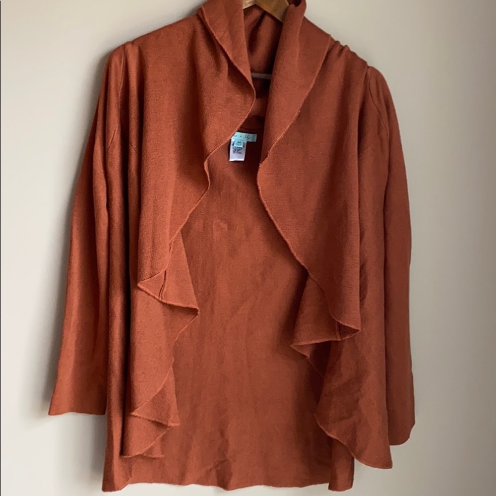 She & Sky Open Front Cardigan M